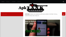 What Apktank.com website looked like in 2017 (7 years ago)