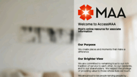 What Accessmaa.com website looked like in 2017 (7 years ago)