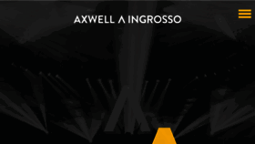 What Axwellingrosso.tv website looked like in 2017 (7 years ago)
