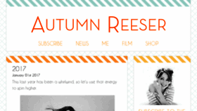 What Autumnreeser.com website looked like in 2017 (7 years ago)