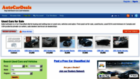 What Autocardeals.com website looked like in 2017 (7 years ago)