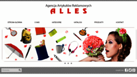 What Allesreklama.pl website looked like in 2017 (7 years ago)