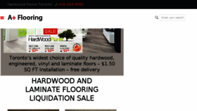What Aplusfloors.ca website looked like in 2017 (8 years ago)