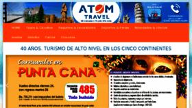 What Atom-ve.com website looked like in 2017 (7 years ago)