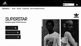 What Adidasoriginals.com website looked like in 2017 (7 years ago)