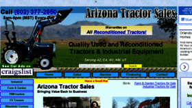 What Aztractorsales.com website looked like in 2017 (7 years ago)