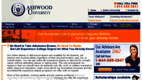 What Ashwooduniversity.net website looked like in 2017 (7 years ago)