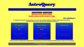 What Astroquery.com website looked like in 2017 (7 years ago)
