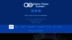 What Alphathetacenter.com website looked like in 2017 (7 years ago)