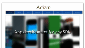 What Adiamtech.com website looked like in 2017 (7 years ago)