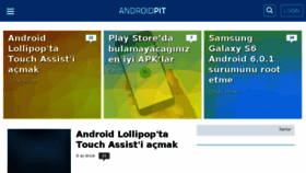 What Androidpit.com.tr website looked like in 2017 (7 years ago)
