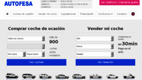 What Autofesa.com website looked like in 2017 (7 years ago)