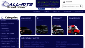 What All-rite.com website looked like in 2017 (7 years ago)