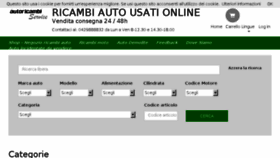 What Autoricambiservice.com website looked like in 2017 (7 years ago)