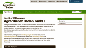 What Agrardienst-baden.de website looked like in 2017 (7 years ago)