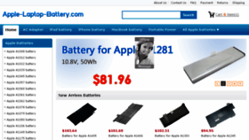 What Apple-laptop-battery.com website looked like in 2017 (7 years ago)