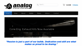 What Analogmotorcycles.com website looked like in 2017 (7 years ago)