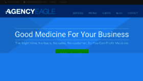 What Agencyeagle.com website looked like in 2017 (7 years ago)