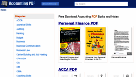 What Accountingpdf.com website looked like in 2017 (7 years ago)