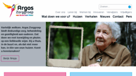 What Argoszorggroep.nl website looked like in 2017 (7 years ago)