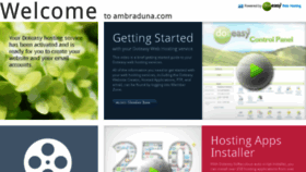 What Ambraduna.com website looked like in 2017 (7 years ago)