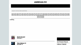 What Animesub.xyz website looked like in 2017 (7 years ago)