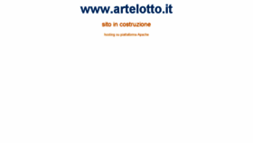 What Artelotto.it website looked like in 2017 (7 years ago)