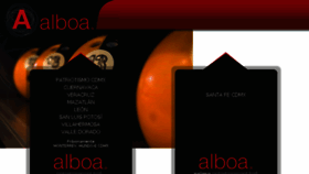 What Alboa.com.mx website looked like in 2017 (7 years ago)