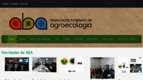 What Aba-agroecologia.org.br website looked like in 2017 (7 years ago)