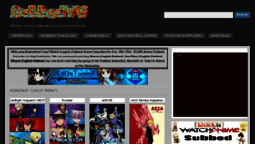 What Animedubbed.net website looked like in 2017 (7 years ago)