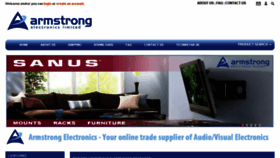 What Armstrong-electronics.ie website looked like in 2017 (7 years ago)