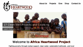 What Africaheartwoodproject.org website looked like in 2017 (7 years ago)