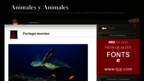 What Animalesyanimales.com website looked like in 2017 (7 years ago)