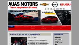 What Auasmotors.com website looked like in 2017 (7 years ago)