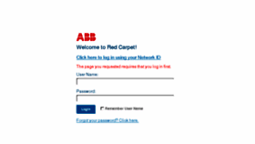 What Abb-redcarpet.silkroad.com website looked like in 2017 (7 years ago)