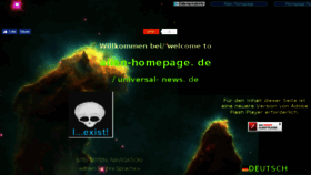 What Alien-homepage.de website looked like in 2017 (7 years ago)