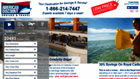 What Americandiscountcruises.com website looked like in 2017 (7 years ago)