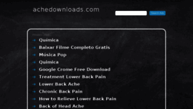 What Achedownloads.com website looked like in 2017 (7 years ago)