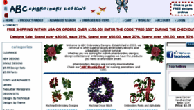 What Abc-machine-embroidery.com website looked like in 2017 (7 years ago)
