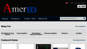 What Amerid.net website looked like in 2017 (7 years ago)
