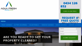 What Aquafreshcleaning.com.au website looked like in 2017 (7 years ago)