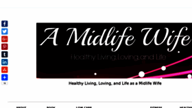 What Amidlifewife.com website looked like in 2017 (7 years ago)