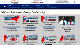 What Autosavergroup.com website looked like in 2017 (7 years ago)