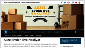 What Akzelevdenevenakliyat.com website looked like in 2017 (7 years ago)