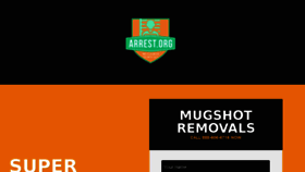 What Arrest.org website looked like in 2017 (7 years ago)