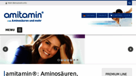 What Amitamin.com website looked like in 2017 (7 years ago)