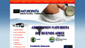 What Asociacionnaturista.com website looked like in 2017 (7 years ago)