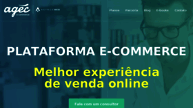 What Agececommerce.com.br website looked like in 2017 (7 years ago)