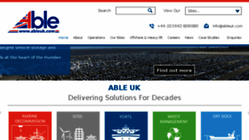 What Ableuk.com website looked like in 2017 (7 years ago)