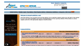 What Actuafreearticles.com website looked like in 2017 (7 years ago)
